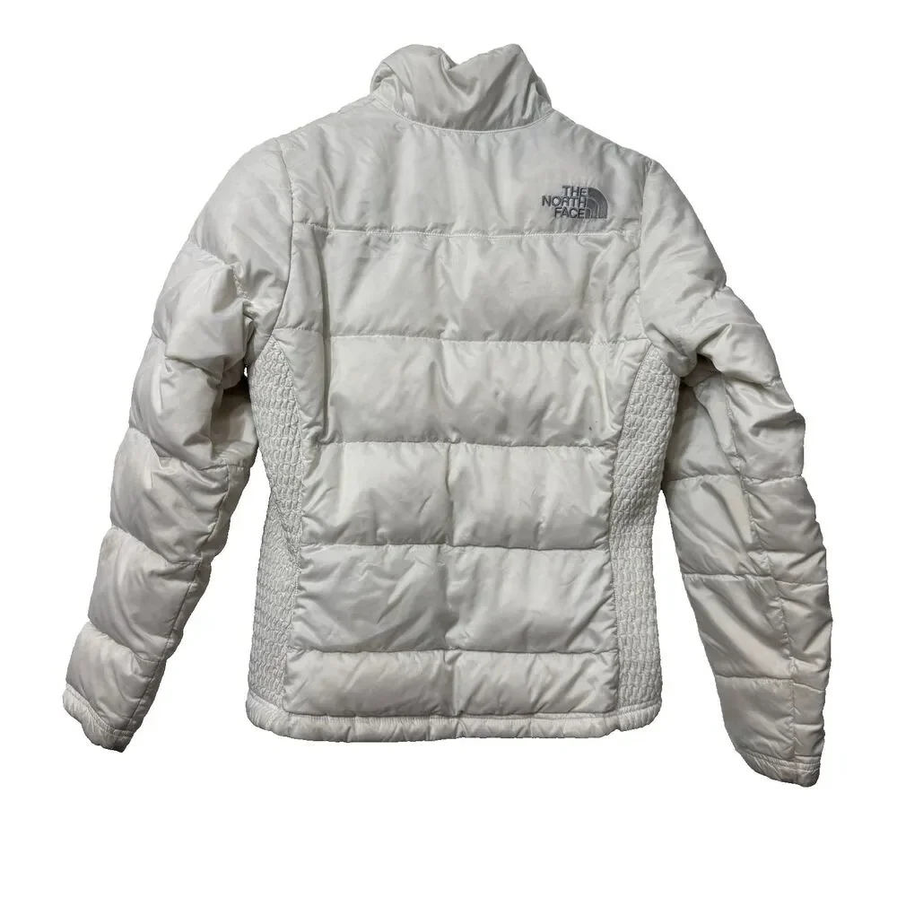 The North Face Aconcagua Women's Vintage 550 Down White Puffer Jacket Coat XS
